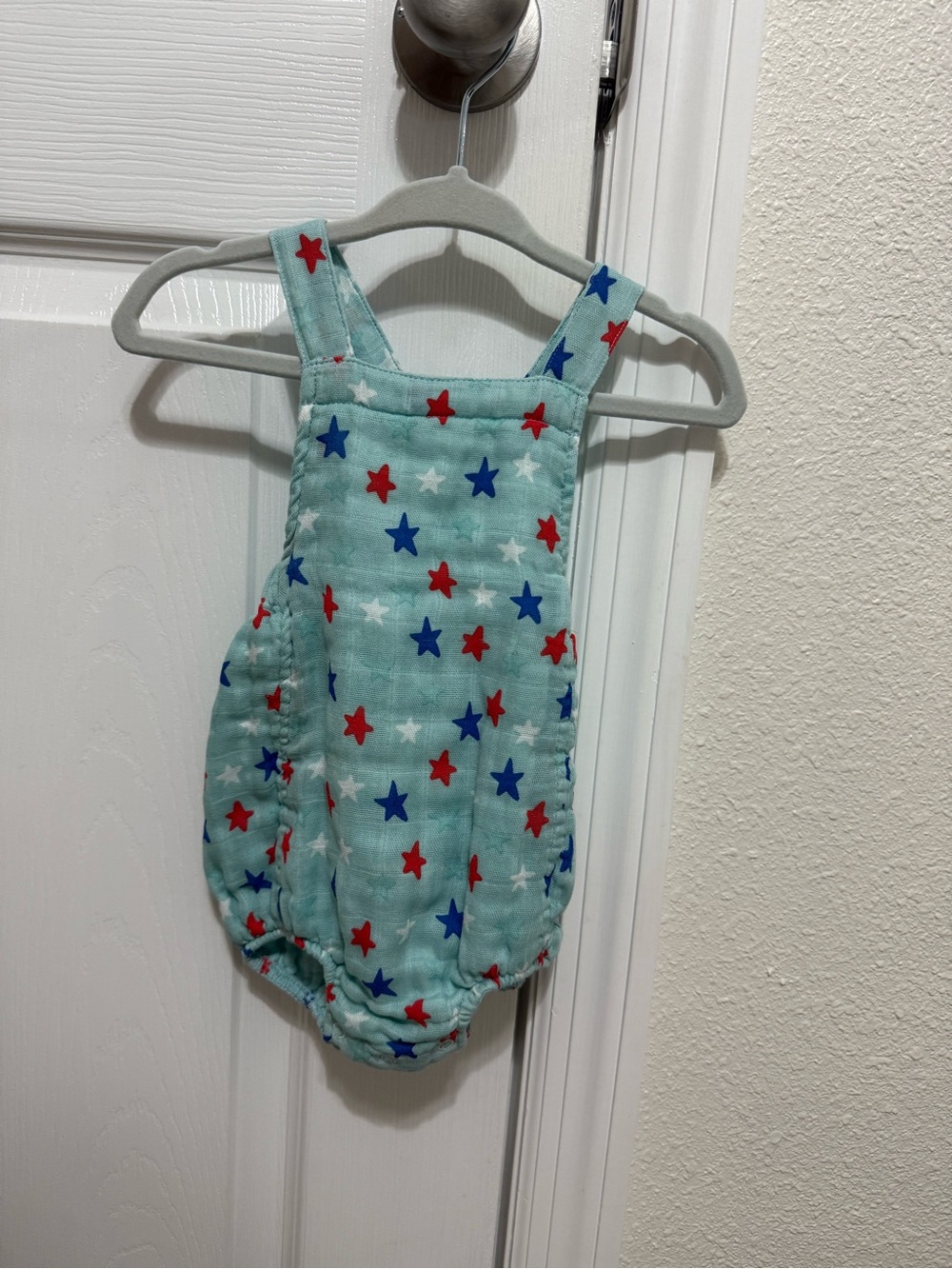 Toddler Aqua Star-Print Bubble Romper